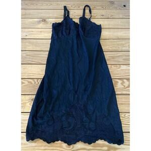 Vintage Carol Brent Lingerie Sleeveless Nightgown Size 34 Women’s Black
